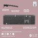 Клавiатура бездротова Logitech Signature Slim K950 US Graphite USB (920-012465) [606011], фото 5