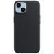 Чохол-накладка Apple Leather Case with MagSafe для Apple iPhone 14 Midnight (MPP43) [601899], фото 1