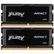 Модуль пам`ятi SO-DIMM DDR5 2x16GB/5600 Kingston Fury Impact (KF556S40IBK2-32) [608499], фото 1