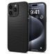 Чохол-накладка Spigen Liquid Air для Apple iPhone 15 Pro Matte Black (ACS06704) [602179], фото 2