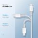 Кабель USB 2.0 Type-C M-Lightning M, 2 м, 3A, Nickel Plating ABS Shell Білий, US171 UGREEN (60749) [404198], фото 6