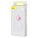 Кабель Baseus Bright Mirror 2 Series Retractable 3-in-1 Fast Charging Data Cable Type-C to M+L+C 100W 1.1m Purple (CAMJ010205) [802617], фото 2