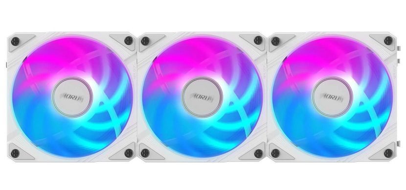 Вентилятор Gigabyte Aorus EZ Chain Fan 120 Ice 3-Pack White (GP-ECFAN1203 ICE) [615500]