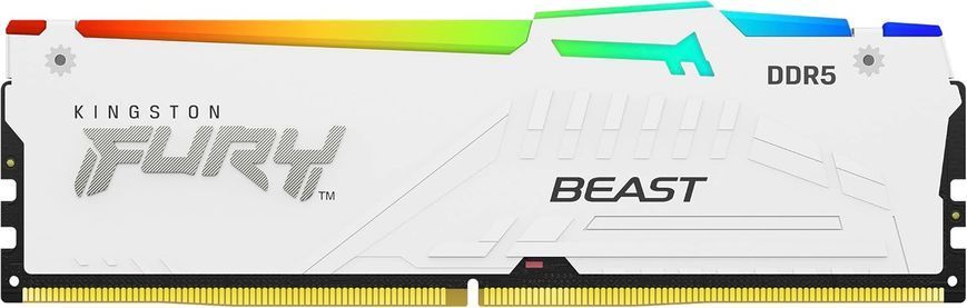 Пам'ять ПК Kingston DDR5 16GB 6000 FURY Beast EXPO Білий (KF560C30BWEA-16) [112657]