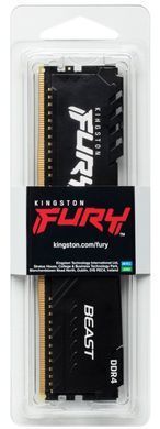 Модуль пам`ятi DDR4 16GB/3600 Kingston Fury Beast Black (KF436C18BB/16) [606165]