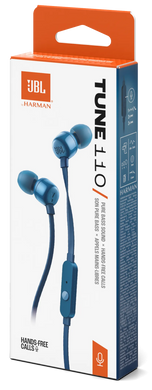 Гарнітура JBL TUNE 110 ECO Blue (JBLT110BLUE) [204297]
