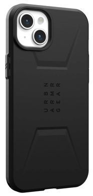 Чохол-накладка Urban Armor Gear Civilian Magsafe для Apple iPhone 15 Plus Black (114306114040) [602180]