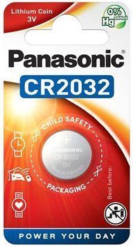 Батарейка Panasonic літієва CR2032 блістер, 1 шт. (CR-2032EL/1B) [113320]