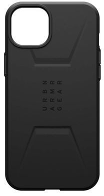 Чохол-накладка Urban Armor Gear Civilian Magsafe для Apple iPhone 15 Plus Black (114306114040) [602180]