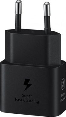 Мережевий зарядний пристрій Samsung 25W Type-C Black (EP-T2510NBEGEU) [603536]