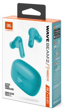 Гарнітура JBL WAVE BEAM 2 Blue (JBLWBEAM2BLU) [201390]