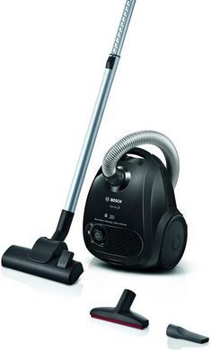 Пилосос Bosch мішковий, 600Вт, 3.5л, НЕРА, чорний (BGL2X106) [15637]