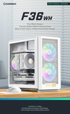Корпус для ПК GAMEMAX (F36 WH) [303367]