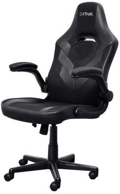 Крісло Trust GXT703 Riye, ПУ шкіра, Foldable Armrests, чорний (25128_TRUST) [106142]