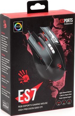 Миша A4Tech ES7 Bloody Esports Black (ES7 Bloody (Esports Black)) [608425]