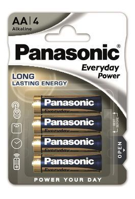 Батарейка Panasonic EVERYDAY POWER лужна AA блістер, 4 шт. (LR6REE/4BP) [113418]