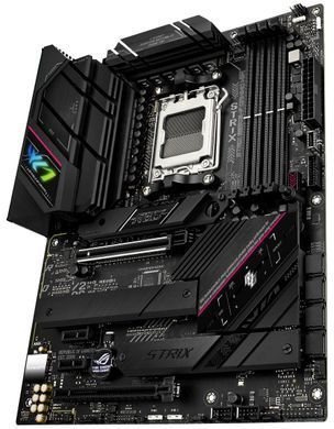 Материнcька плата ASUS ROG STRIX B650E-F GAMING WIFI sAM5 B650 4xDDR5 M.2 HDMI DP Wi-Fi BT ATX (90MB1BQ0-M0EAY0) [109098]
