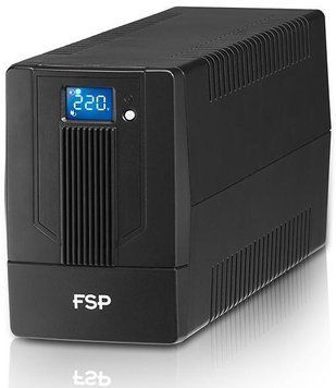 Джерело безперебійного живлення FSP iFP650, 650VA/360W, LCD, USB, 2xSchuko (PPF3602800) [102925]