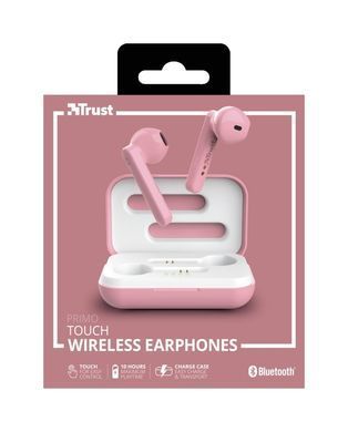 Навушники Trust Primo Touch True Wireless Mic Pink (23782_TRUST) [107099]