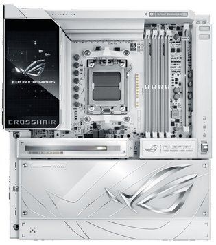 Материнcька плата ASUS ROG CROSSHAIR X870E GLACIAL sAM5 X870E 4xDDR5 M.2 USB Type-C Wi-Fi BT E-ATX білий (90MB1NQ0-M0EAY0) [113681]