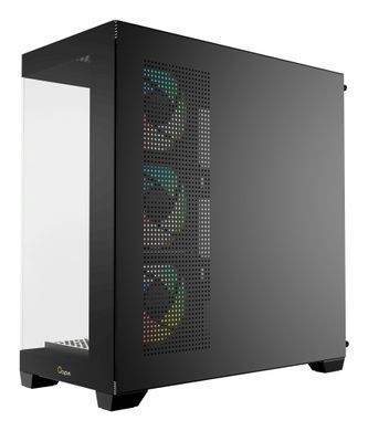 Корпус для комп'ютера ATX W/O PSU GAMMA C72 BK ARGB OCYPUS (GAMMA-C72-BKD400XX-GL) [502884]