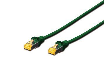 Патч-корд CAT 6A S-FTP, мідь, LSZH AWG 26/7, довжина 1 м, колір зелений DIGITUS by ASSMANN (DK-1644-A-010/G) [501743]