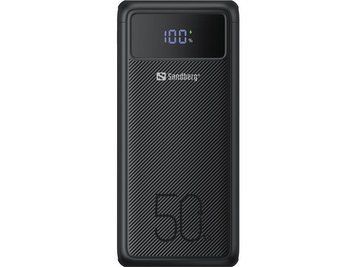 Універсальна мобільна батарея Sandberg Powerbank 50000mAh, USB-C PD 130W, Black (420-75) [613960]