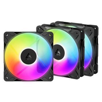 Вентилятор Arctic P12 Pro Reverse A-RGB Black - 3 Pack (ACFAN00333A) [616866]