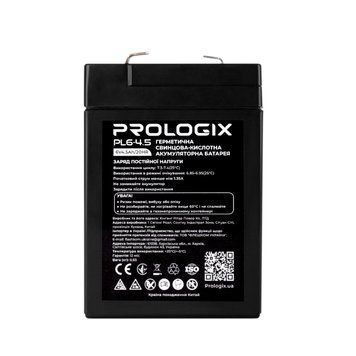 Акумуляторна батарея Prologix 6V 4,5AH AGM (PL6-4.5) [615346]