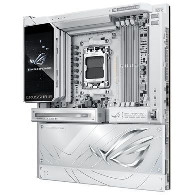 Материнcька плата ASUS ROG CROSSHAIR X870E GLACIAL sAM5 X870E 4xDDR5 M.2 USB Type-C Wi-Fi BT E-ATX білий (90MB1NQ0-M0EAY0) [113681]