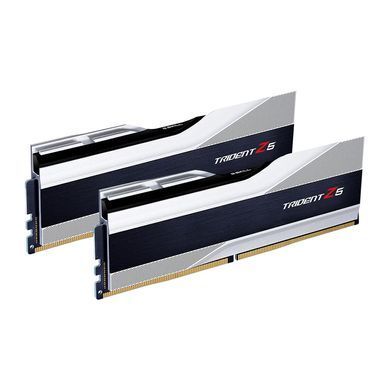 Модуль пам`ятi DDR5 2x32GB/6000 G.Skill Trident Z5 Silver (F5-6000J3238G32GX2-TZ5S) [613453]