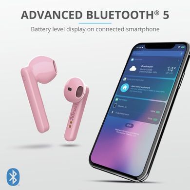 Навушники Trust Primo Touch True Wireless Mic Pink (23782_TRUST) [107099]