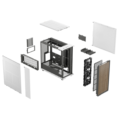 Корпус для ПК FRACTAL DESIGN North XL RC Chalk White TGС (FD-C-NOR1X-06) [305341]