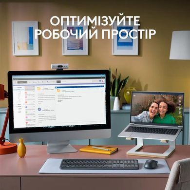 Клавiатура бездротова Logitech Signature Slim K950 US OffWhite USB (920-012466) [606012]