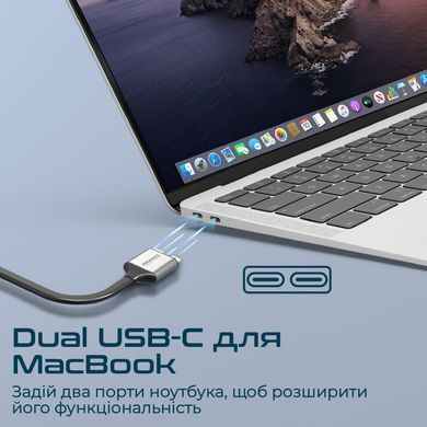 USB-хаб Promate VersaHub USB Type-C 13-в-1 Grey (versahub-mst.grey) [605150]