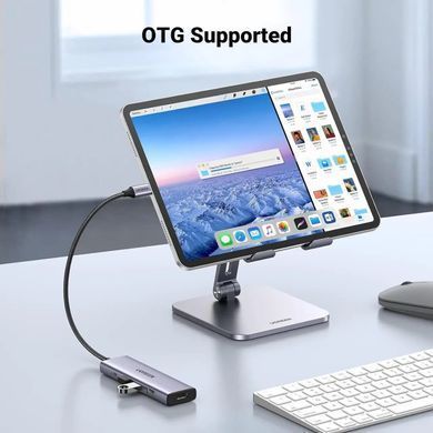 USB-хаб UGREEN CM511 USB-C To HDMI+3*USB 3.0 A+PD Power Converter (UGR-15597) [804419]