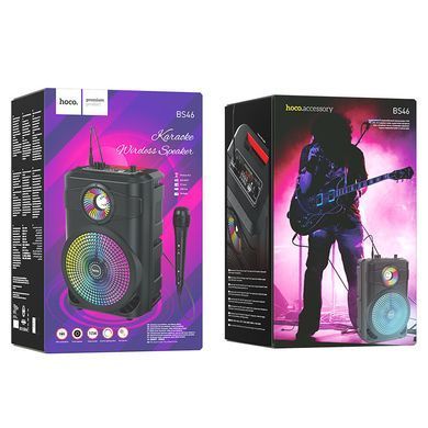 Портативна колонка HOCO BS46 Mature outdoor BT speaker, 10W, Black (6931474754080) [806317]