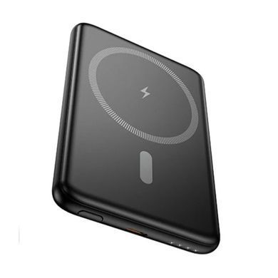 Зовнішній акумулятор HOCO J140A Tony PD20W ultra-thin magnetic power bank(5000mAh) Black (6942007640626) [806576]