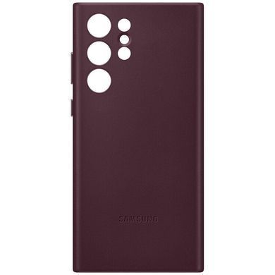 Чохол-накладка Samsung Leather Cover для Samsung Galaxy S22 Ultra SM-S908 Burgundy (EF-VS908LEEGRU) [601247]