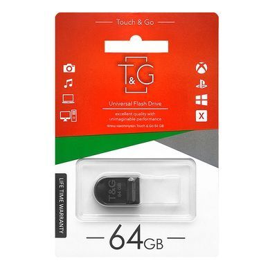 Флеш-накопичувач USB 64GB T&G 010 Shorty Series (TG010-64GB) [607202]