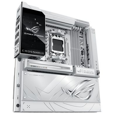 Материнcька плата ASUS ROG CROSSHAIR X870E GLACIAL sAM5 X870E 4xDDR5 M.2 USB Type-C Wi-Fi BT E-ATX білий (90MB1NQ0-M0EAY0) [113681]