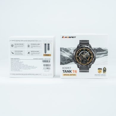 Розумний годинник TANK T4 SE BLACK KOSPET (TANK T4SE BLACK) [504276]
