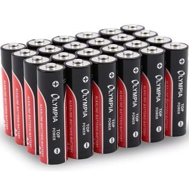 Батарейка AA, 1.5V, Лужна, Olympia, Alkaline, (BOX 24 шт.) (40179) [404986]