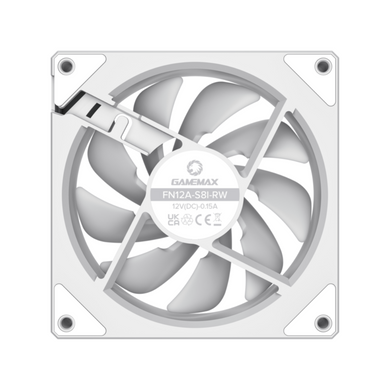 Кулер для корпуса GAMEMAX (FN12A-S8I-RW) [303464]