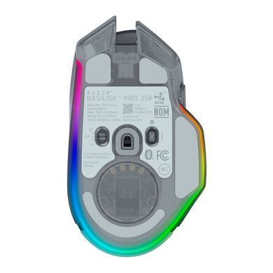 Миша Razer Basilisk V3 Pro 35K, RGB, USB-A/WL/BT, Phantom White Ed. (RZ01-05240400-R3G1) [113995]