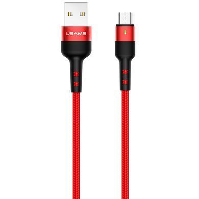 Кабель Usams US-SJ312 USB - Micro USB (M/M), 1 м, Red (SJ312MC02) [604131]
