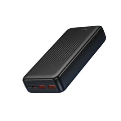 Зовнішній акумулятор BOROFONE BJ80A Clever 22.5W+PD20W fully compatible power bank(20000mAh) Black (6941991121616) [806355]