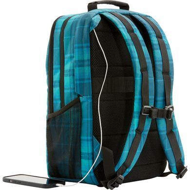 Рюкзак для ноутбука HP 16.1" Campus Tartan Plaid, блакитний (7J594AA) [401022]