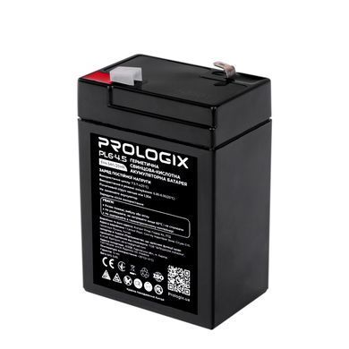 Акумуляторна батарея Prologix 6V 4,5AH AGM (PL6-4.5) [615346]