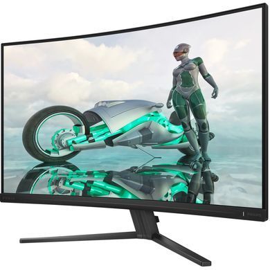 Монітор TFT 31.5" Philips 32M2C3500L, QHD, Fast VA, 180hz, вигнутий, 2хHDMI, DP, темно-сірий (32M2C3500L/00) [402297]